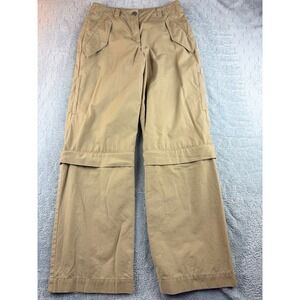 Lauren Ralph Lauren Women's Khaki Convertible Zip Off Cargo Pants Rip Stop‎  6